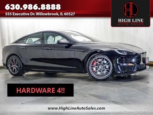 Black 2023 Tesla Model S Plaid