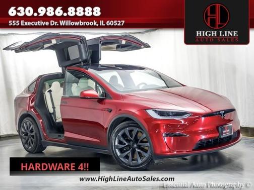 Ultra Red 2023 Tesla Model X HW4