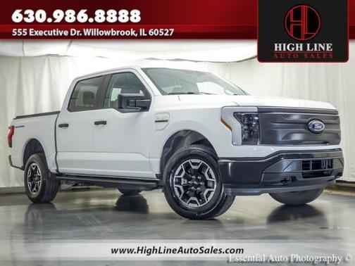 Oxford White 2023 Ford F-150 Lightning Pro