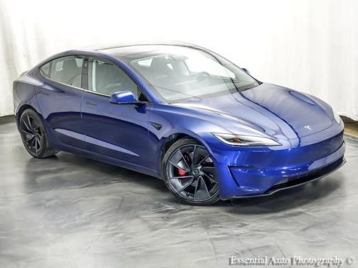 Deep Blue Metallic 2024 Tesla Model 3 Performance