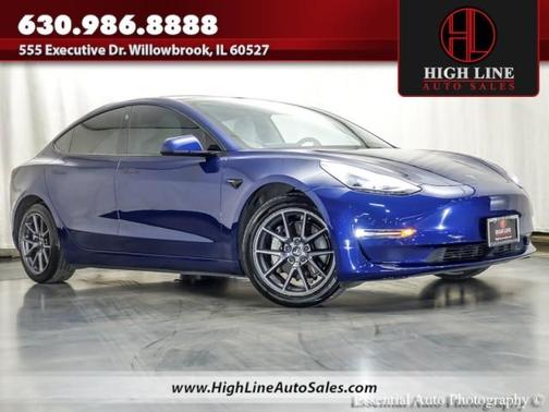 Deep Blue Metallic 2022 Tesla Model 3 Long Range