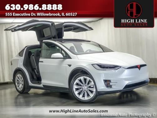 Pearl White Multi 2019 Tesla Model X Long Range