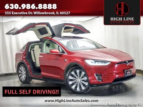 Red Multi 2019 Tesla Model X Long Range