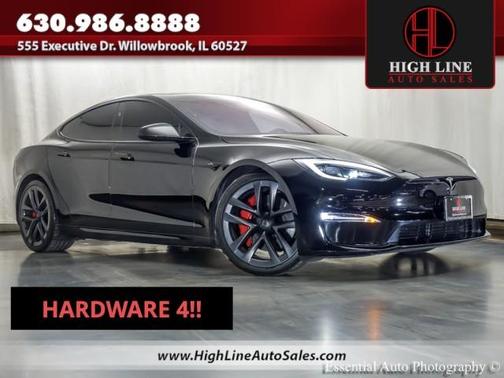 Black 2023 Tesla Model S Plaid