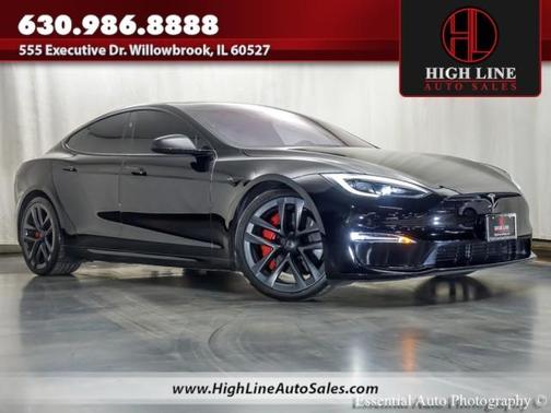 Black 2023 Tesla Model S Plaid