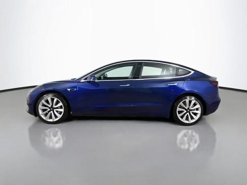 Deep Blue Metallic 2018 Tesla Model 3 Long Range
