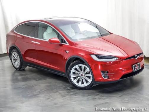 Red Multi 2020 Tesla Model X Long Range Plus