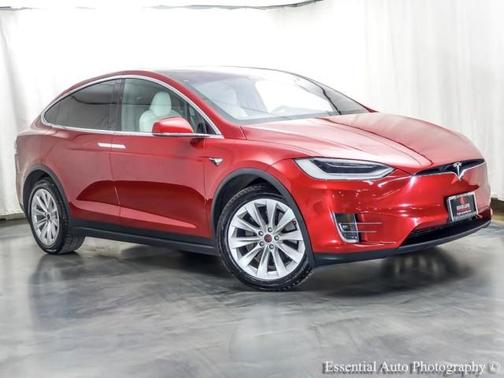 Red Multi 2020 Tesla Model X Long Range Plus