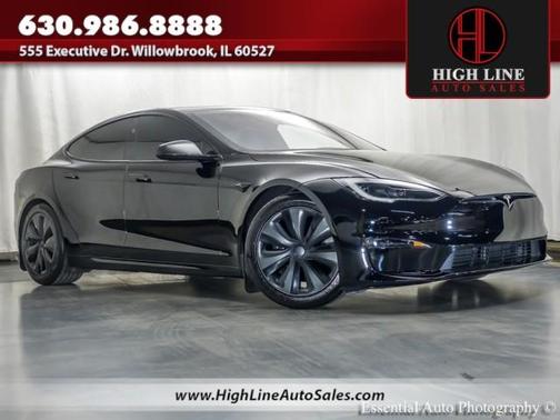 Black 2023 Tesla Model S HW4