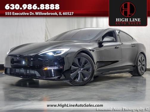 Black 2023 Tesla Model S HW4