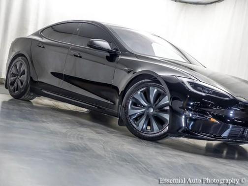 Black 2023 Tesla Model S HW4