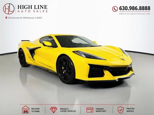 Yellow 2025 Chevrolet Corvette Z06