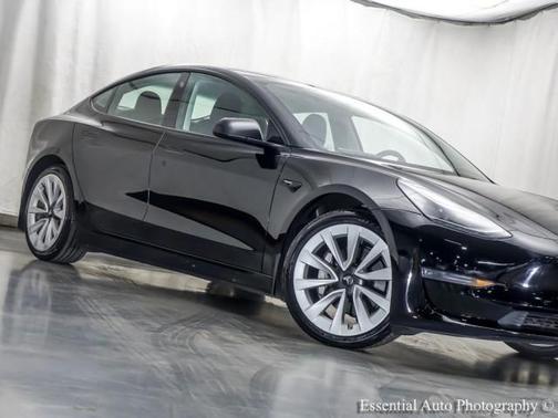 Black 2022 Tesla Model 3 Long Range