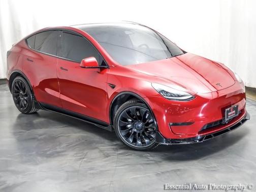 Red Multi 2021 Tesla Model Y Long Range