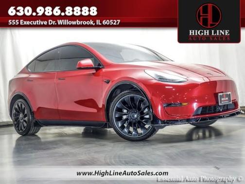 Red Multi 2021 Tesla Model Y Long Range