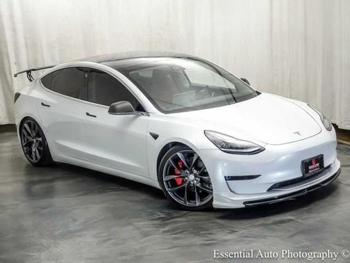 Pearl White Multi 2020 Tesla Model 3 Standard Range Plus