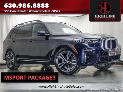 Black Sapphire Metallic 2020 BMW X7 xDrive40i