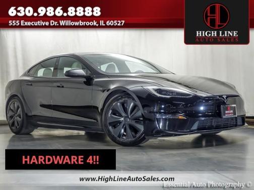Black 2023 Tesla Model S HW4