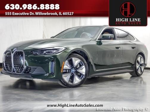 San Remo Green Metallic 2023 BMW i4 Gran Coupe eDrive35