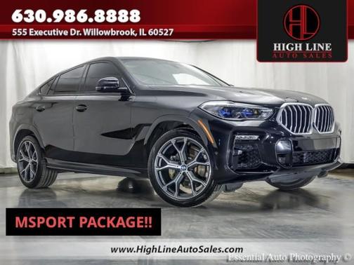Jet Black 2021 BMW X6 xDrive40i