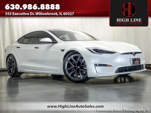 Pearl White Multi 2023 Tesla Model S HW4