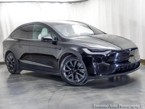 Black 2022 Tesla Model X Plaid