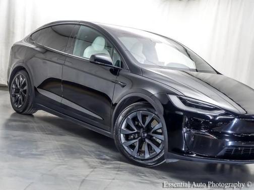 Black 2022 Tesla Model X Plaid