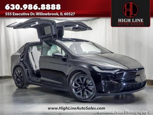 Black 2022 Tesla Model X Plaid