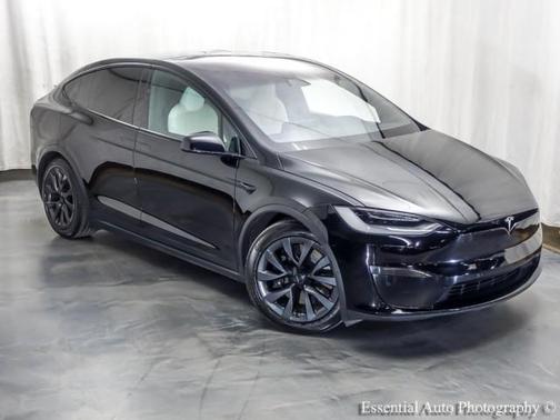 Black 2022 Tesla Model X Plaid