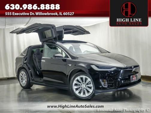Black 2021 Tesla Model X Long Range Plus