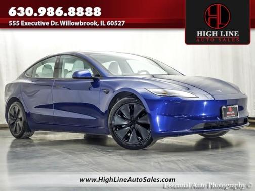 Deep Blue Metallic 2025 Tesla Model 3 Long Range