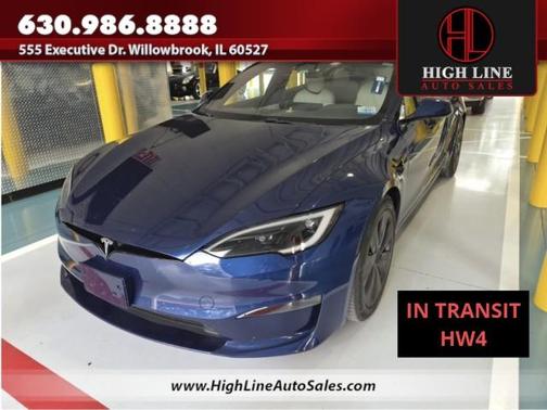 Deep Blue Metallic 2023 Tesla Model S HW4