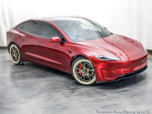 Ultra Red 2024 Tesla Model 3 Performance