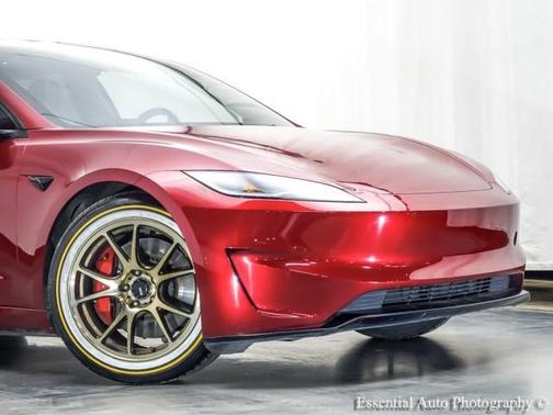 Ultra Red 2024 Tesla Model 3 Performance