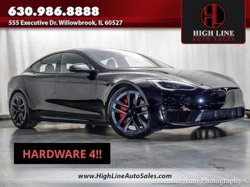 Black 2023 Tesla Model S Plaid