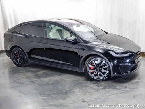 Black 2023 Tesla Model X Plaid