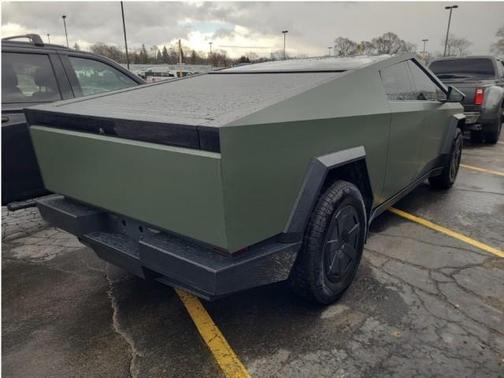 Green 2025 Tesla Cybertruck Base