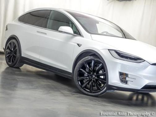 Pearl White Multi 2019 Tesla Model X 100D