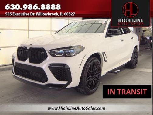 White 2022 BMW X6 M Base