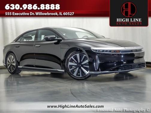 Infinite Black Metallic 2023 Lucid Air Pure