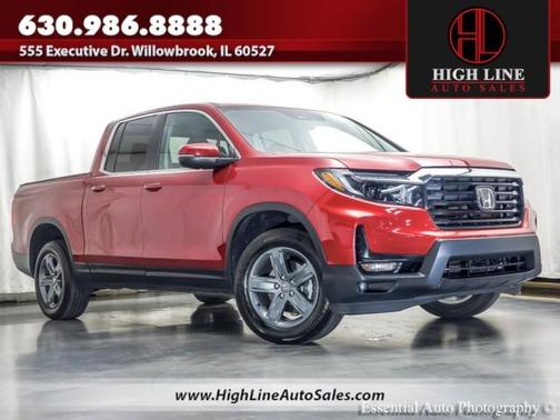 Radiant Red Metallic II 2023 Honda Ridgeline RTL