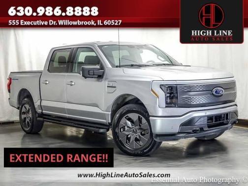 Iconic Silver Metallic 2023 Ford F-150 Lightning XLT