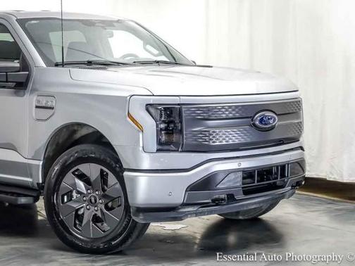 Iconic Silver Metallic 2023 Ford F-150 Lightning XLT