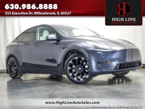 Midnight Silver Metallic 2021 Tesla Model Y Long Range