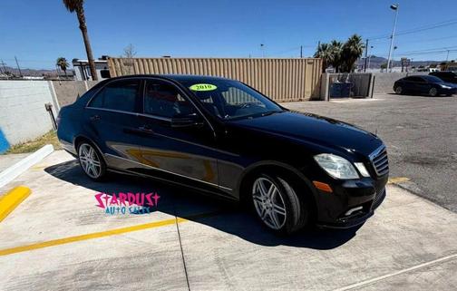 Black 2010 Mercedes-Benz E-Class E 550 Sedan 4D