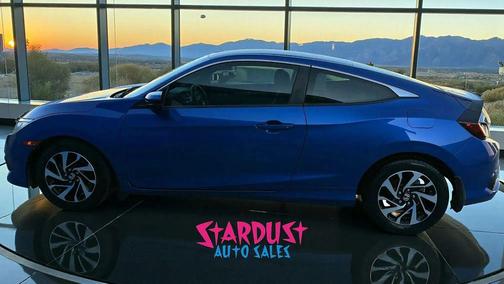 Aegean Blue Metallic 2017 Honda Civic LX