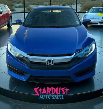 Aegean Blue Metallic 2017 Honda Civic LX