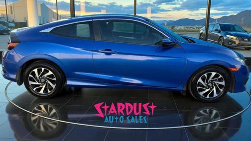 Aegean Blue Metallic 2017 Honda Civic LX