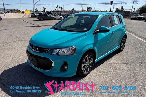 Blue 2020 Chevrolet Sonic FWD Hatchback LT 5-Door