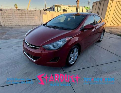 Red Allure 2011 Hyundai ELANTRA GLS